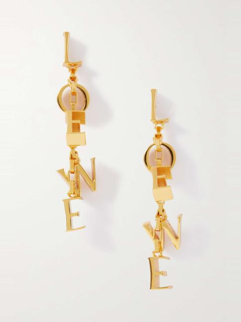 Gold-plated earrings