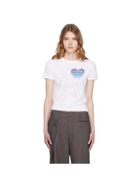 SSENSE Exclusive Brown 'I LOVE YY' Baby T-shirt