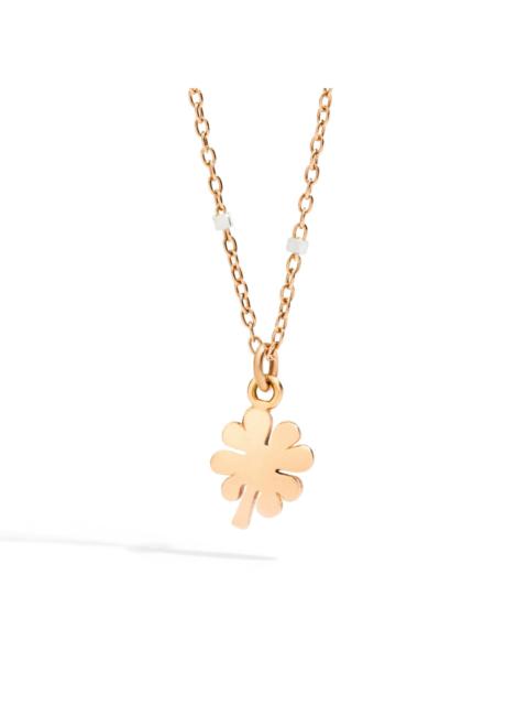 ROSE GOLD MINI FOUR LEAF CLOVER NECKLACE
