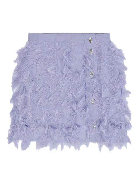 fringe mesh skirt