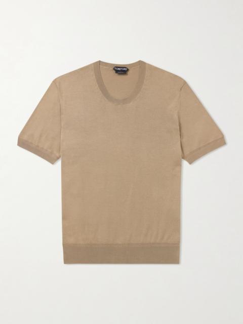 Cotton T-Shirt Beige