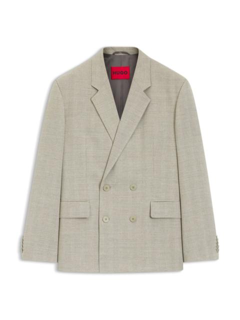 MODERN-FIT JACKET WITH HERRINGBONE WEAVE