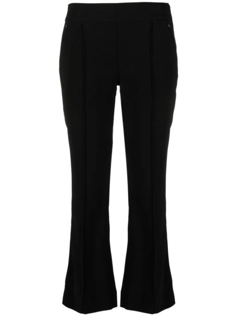 Jeju flared cropped trousers