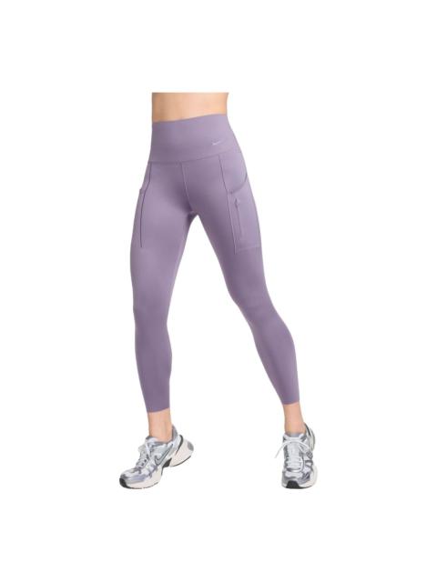 (WMNS) Nike Go Firm-Support High-Waisted 7/8 Leggings with Pockets Asia Sizing 'Purple' DQ5640-509