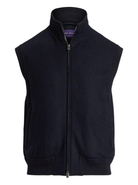 zip-up gilet