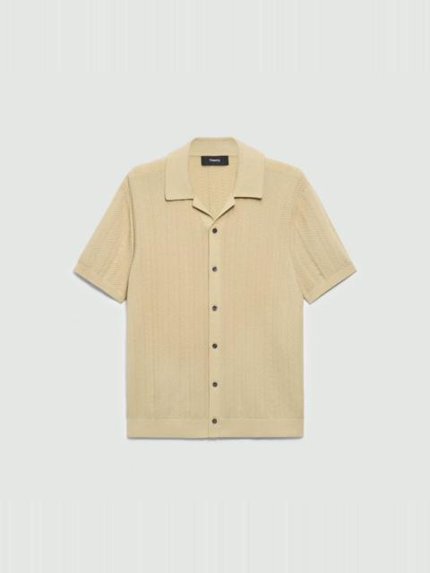 Camp Collar Shirt in Cotton Light Twist