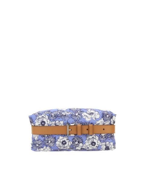 floral-print belt bag