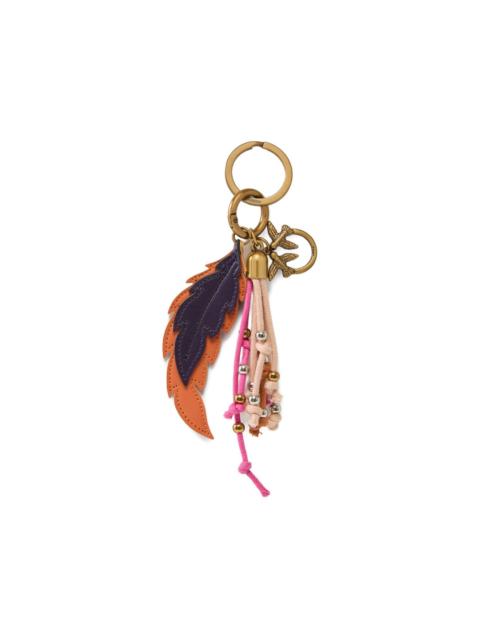 feather tassel keyring