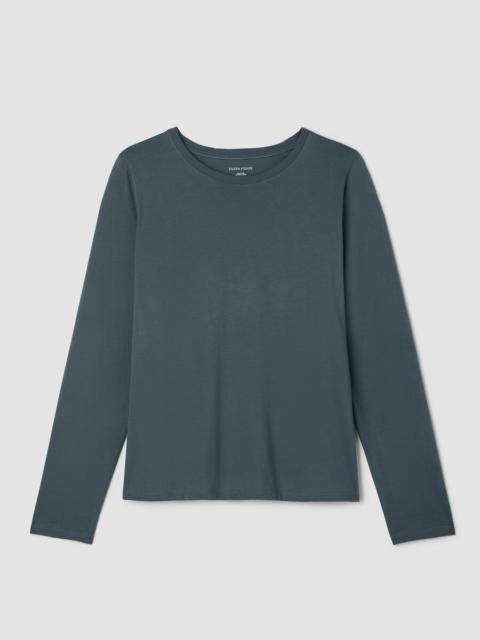 Organic Pima Cotton Jersey Long-Sleeve Tee