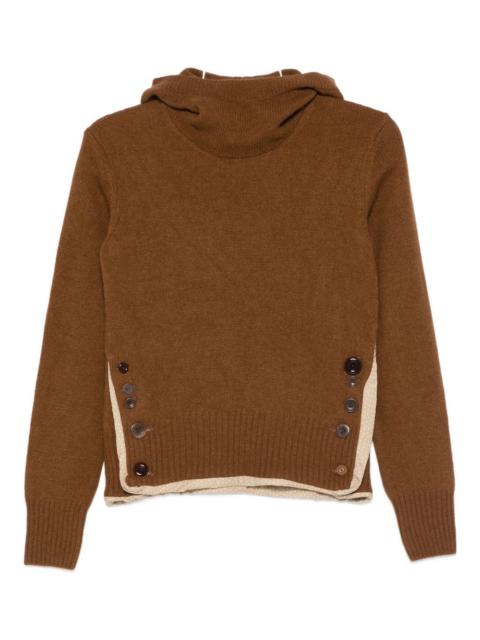 contrasting-trim jumper
