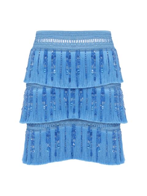 CLARA FRINGE MINI SKIRT