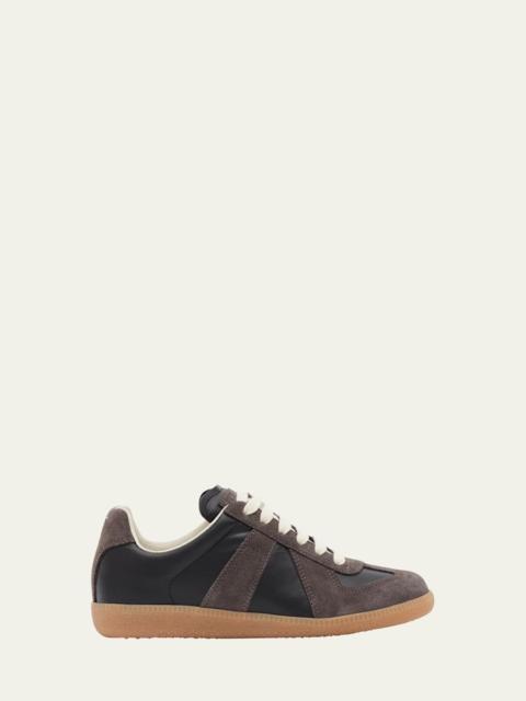 Replica Suede & Leather Sneakers