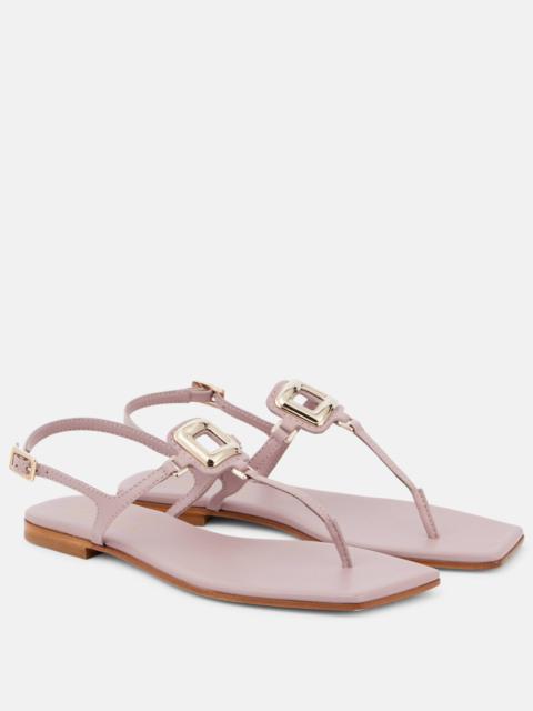 Viv' By The Sea leather thong sandals