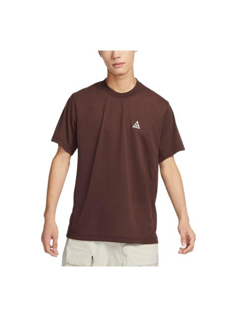 Nike Dri-FIT ADV ACG Goat Rocks Short-sleeve Top 'Brown' DX7883-227