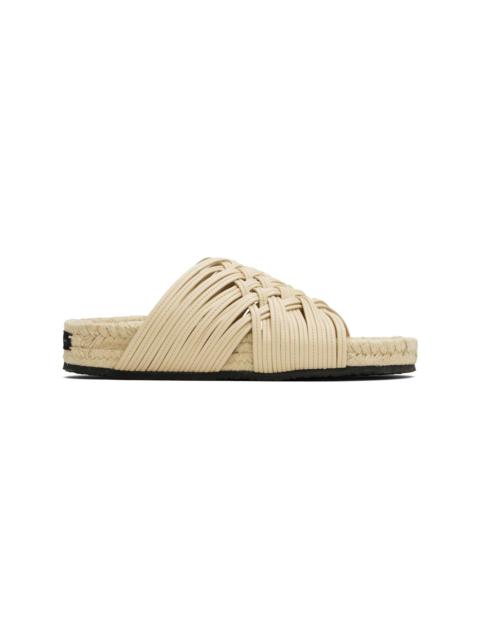 Beige Gaia Alter Mat Sandals