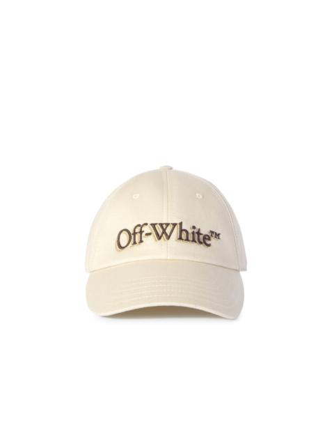 White Bookish Shadow Baseball Cap