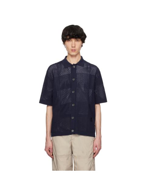 Navy Check Shirt
