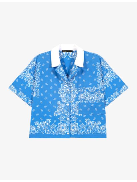 Bandana-Print Relaxed-Fit Cotton Shirt
