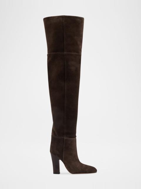 Lavinia Suede Over-the-Knee Boots