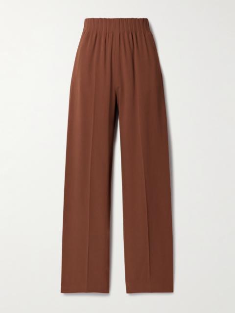 Maud Crepe Wide-leg Pants