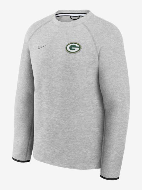 Green Bay Packers Tech Fleece Men's Nike NFL Pullover Crew