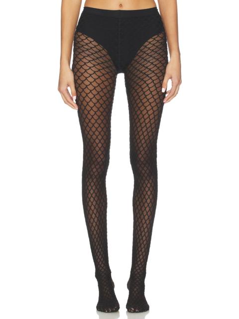 Velvet Net Illusion Tights