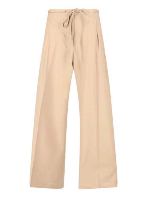 WIDE VIRGIN WOOL PANTS