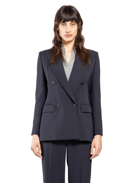Fitted Wool Crepe Blazer