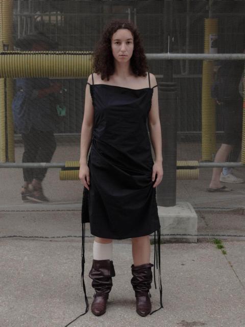 Pictorial Strap Dress - Organic Cotton Poplin