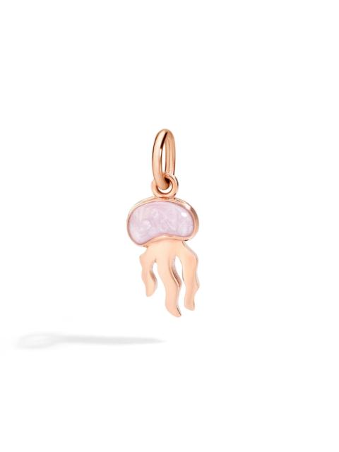 ROSE GOLD & ENAMEL JELLYFISH CHARM