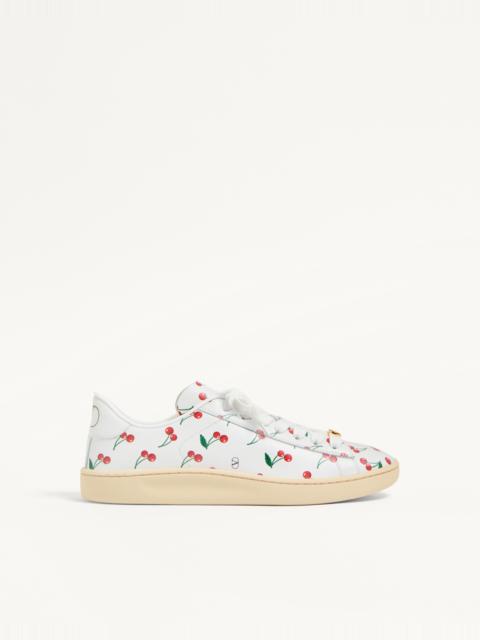 ROYCO SNEAKER IN NAPPA CALFSKIN WITH CHERRYFIC PATTERN
