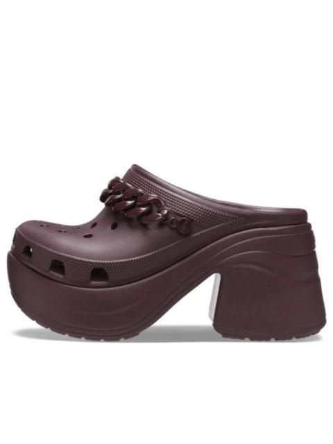 (WMNS) Crocs Siren Chain Clog 'Dark Cherry' 209018-6WD