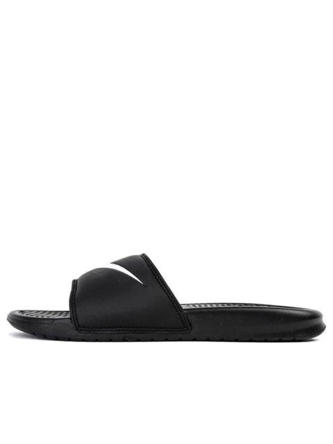 Nike Benassi Swoosh Slide 'Black White' 312618-011