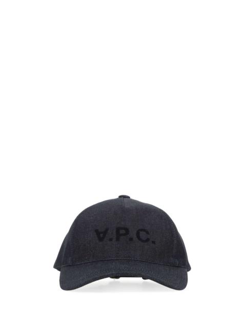 A.P.C. Men Denim Baseball Cap