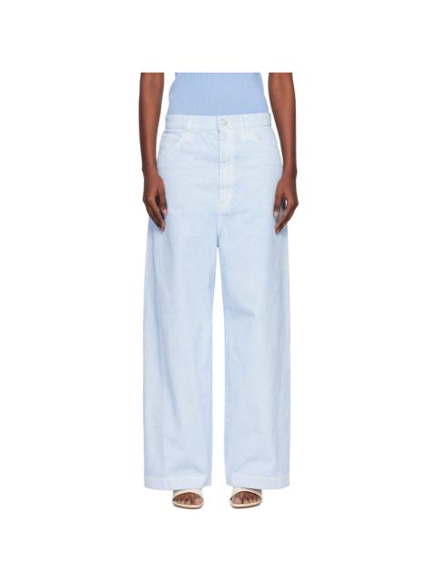 Blue Sculptural Jeans