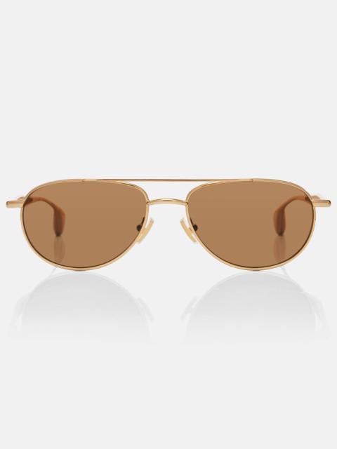 Fin aviator sunglasses