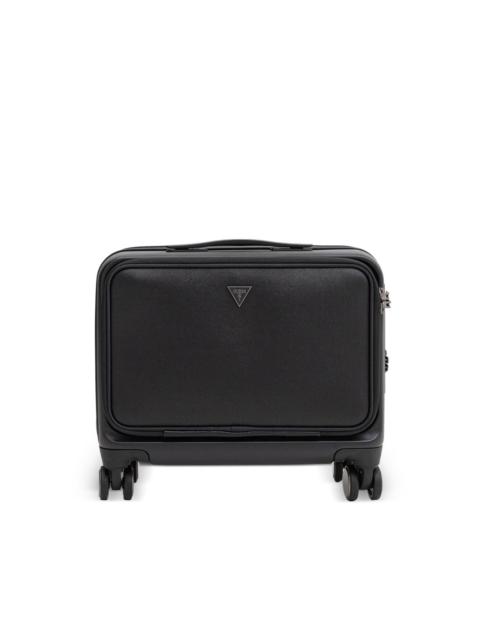 logo-plaque wheeled luggage