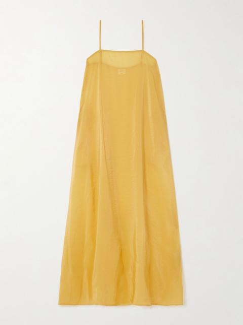 Lana satin maxi dress Yellow