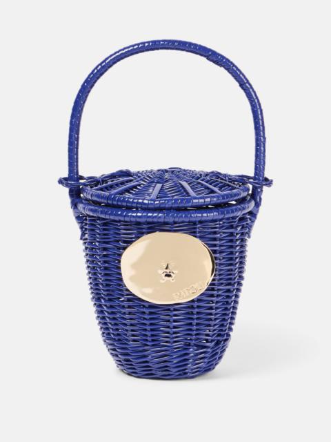 Iconic rattan bucket bag