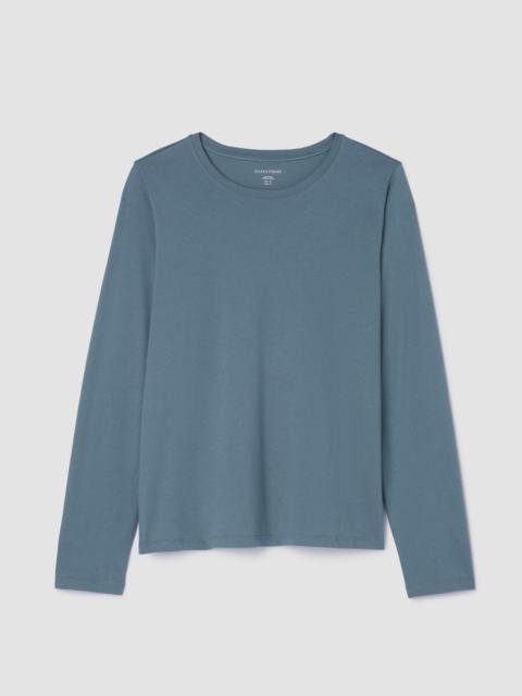 Organic Pima Cotton Jersey Long-Sleeve Tee