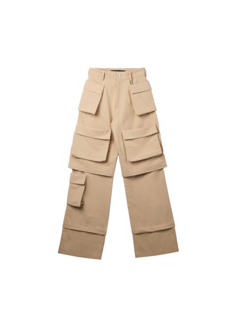 Spencer Badu Safari Cargo Pants Beige