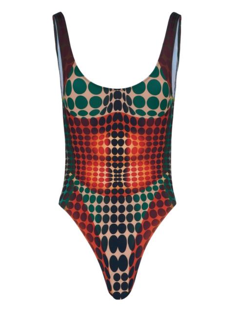 Re-edition printed swimsuit