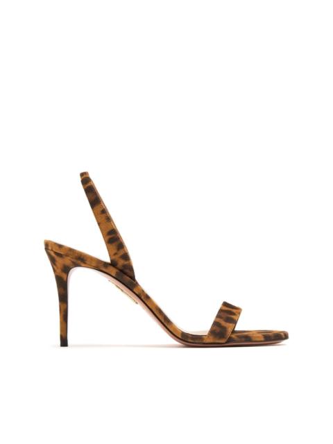 So Nude 85mm leather sandals