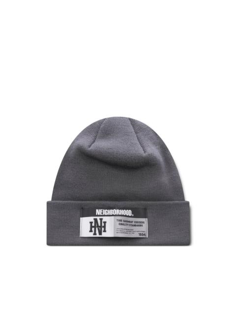 label detail beanie