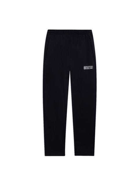 Li-Ning Graphic Straight Sweatpants 'Black' AKLSG47-1