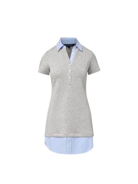 KENWOOD MIXED-MEDIA MINI DRESS