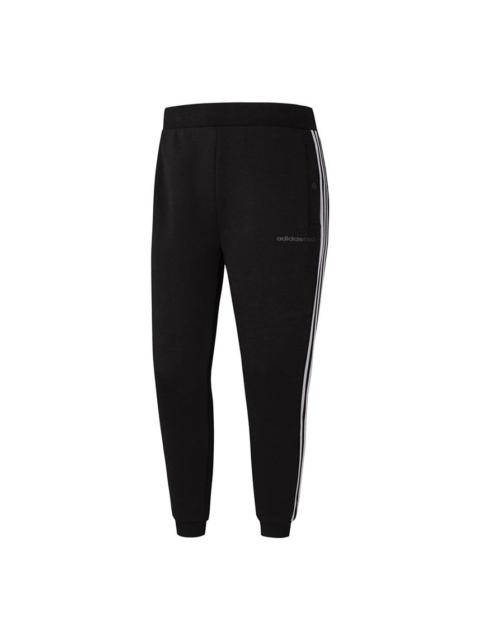 adidas neo M Ss Feb Dn Tp Athletics Running Knit Bundle Feet Sports Pants Black GS2600