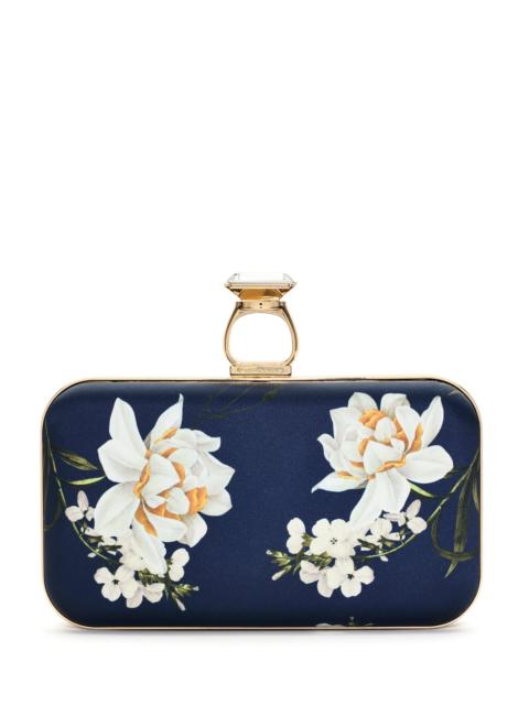 ON THE ROCKS CLUTCH - NAVY NARCISSUS
