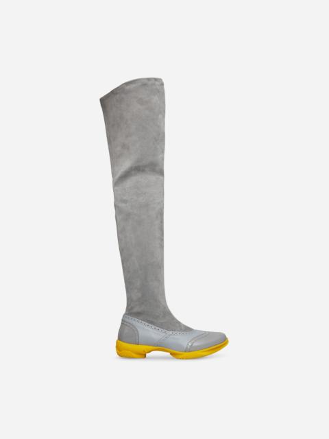 Sonia High Boots Fog Grey / Oyster Grey / Yellow