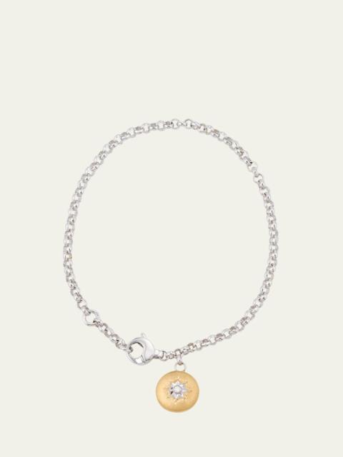 Macri Classica Diamond Charm Bracelet